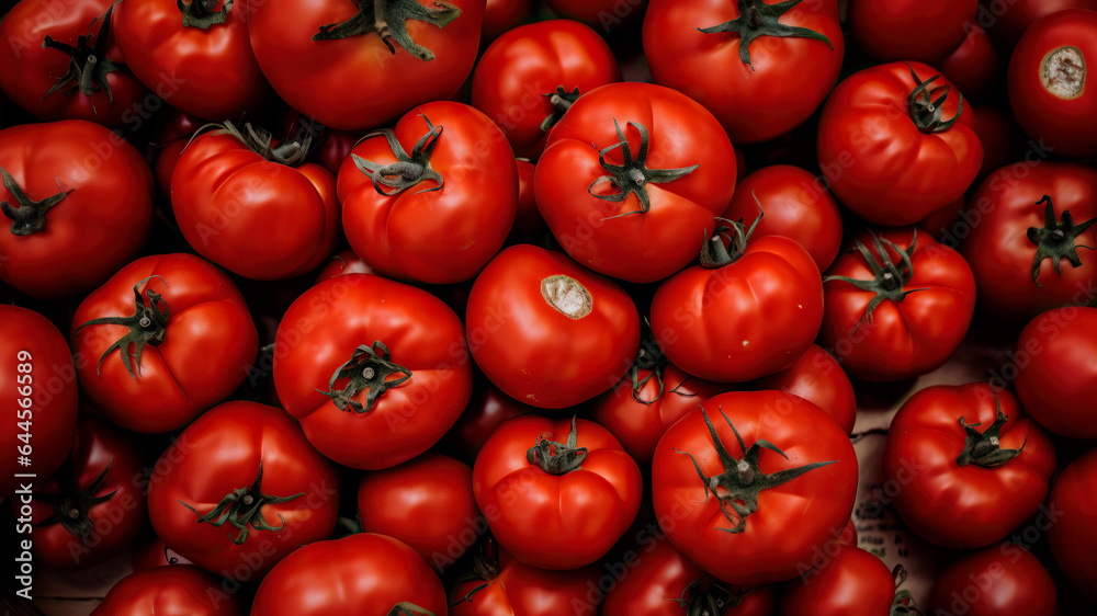Lots of tomatoes. Top view of tomatoes. Agriculture concept Lots of tomatoes. Top view of tomatoes. Agriculture concept