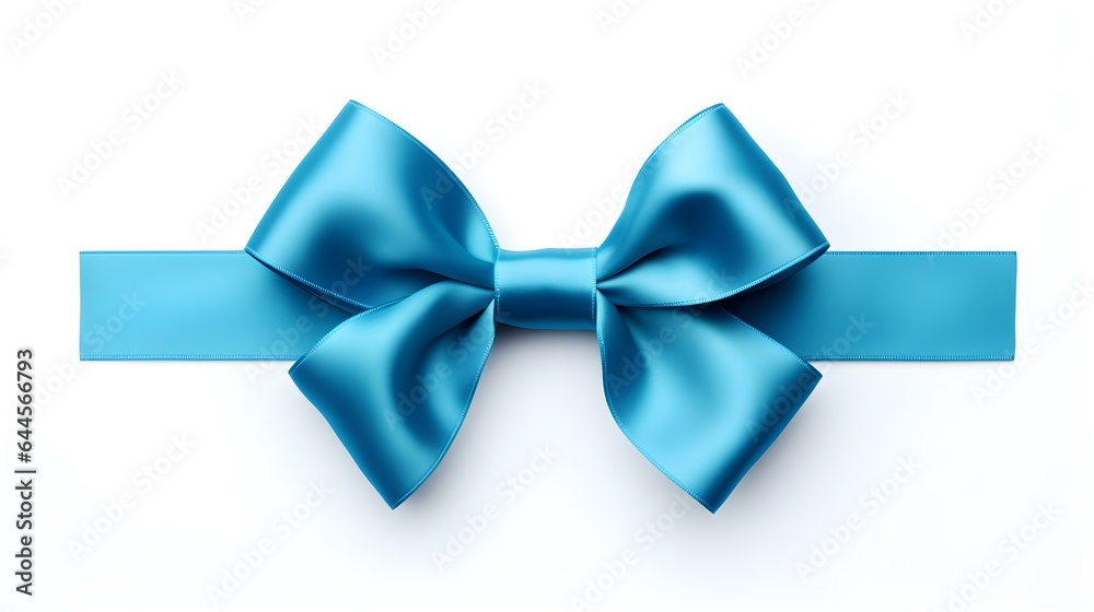 Blue Gift Ribbon with a Bow on a white Background. Festive Template for Holidays and Celebrations
Blue Gift Ribbon with a Bow on a white Background. Festive Template for Holidays and Celebrations