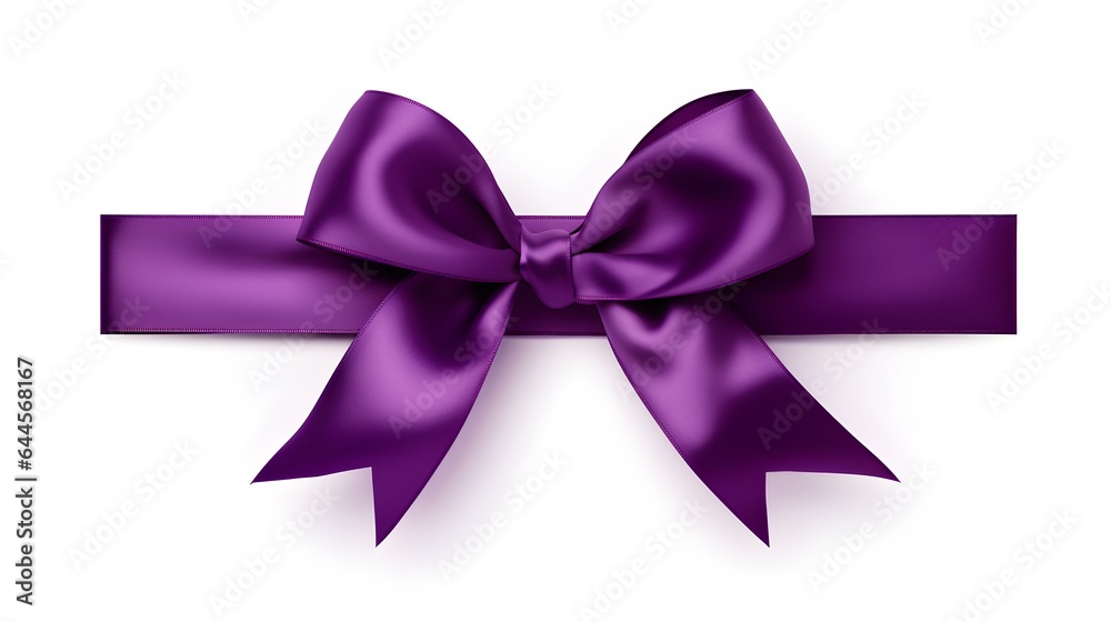 Dark Purple Gift Ribbon with a Bow on a white Background. Festive Template for Holidays and Celebrations
Dark Purple Gift Ribbon with a Bow on a white Background. Festive Template for Holidays and Celebrations