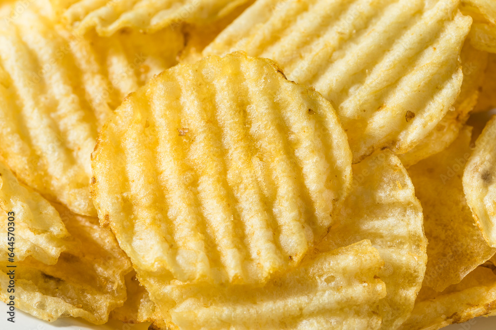 Organic Crinkle Potato Chips and French Onion Dip Organic Crinkle Potato Chips and French Onion Dip