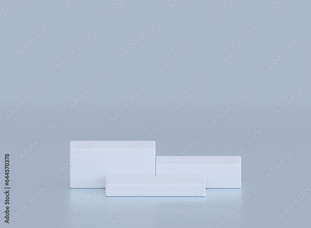 white minimalist podium 3d white minimalist podium 3d