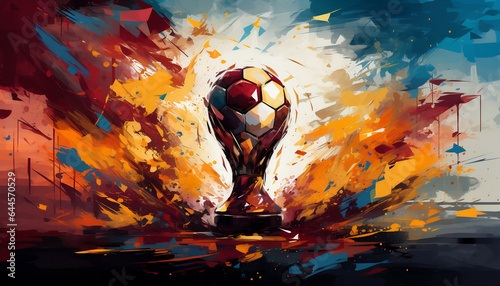abstract soccer world cup 2026, in United States, Canada, Mexico