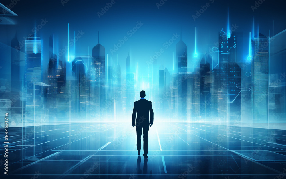 Abstract background dark blue with modern corporate concept Abstract background dark blue with modern corporate concept