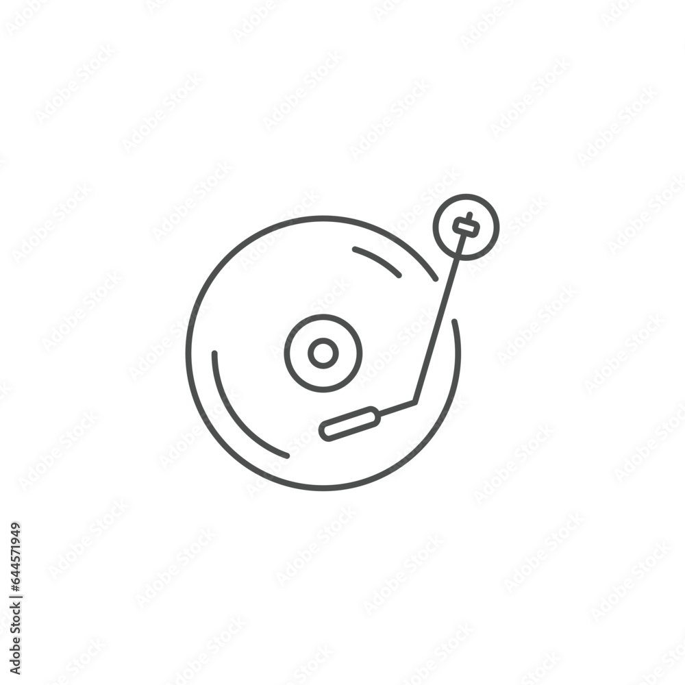 disk jockey turntable icon disk jockey turntable icon