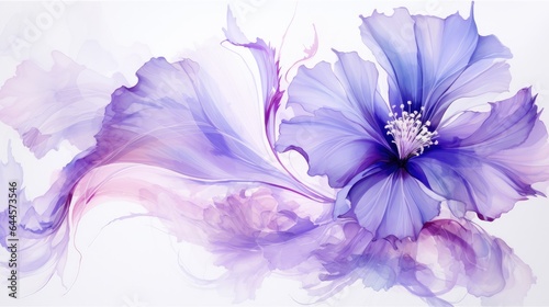 purple iris flower