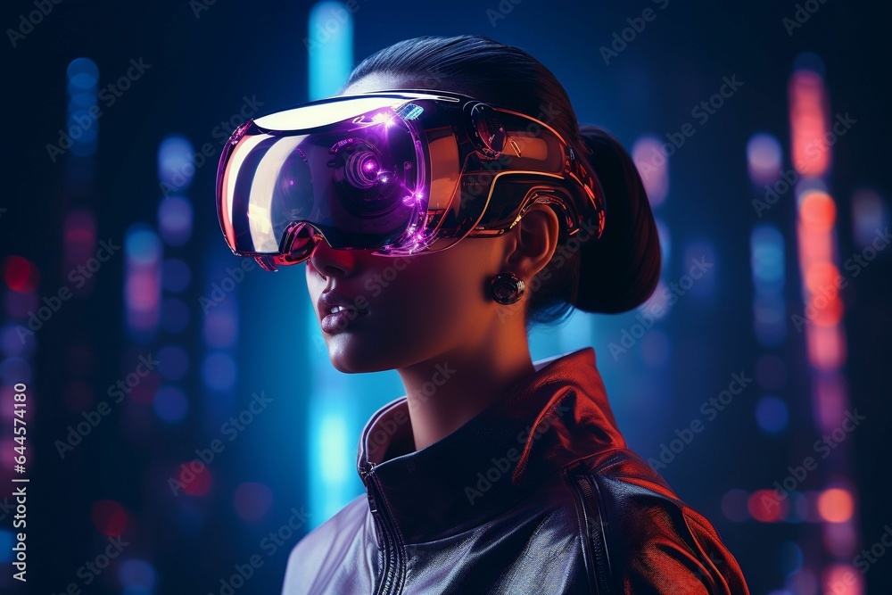 Holographic Faceless program Cyberpunk.Generative AI Holographic Faceless program Cyberpunk.Generative AI