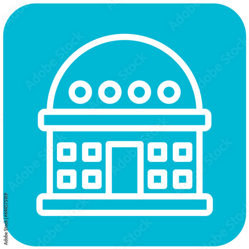 Planetarium Vector Icon Design Illustration