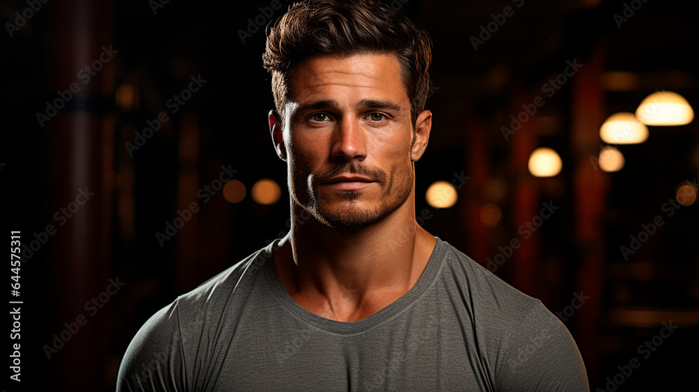 a man with a beard and a brown shirt a man with a beard and a brown shirt
