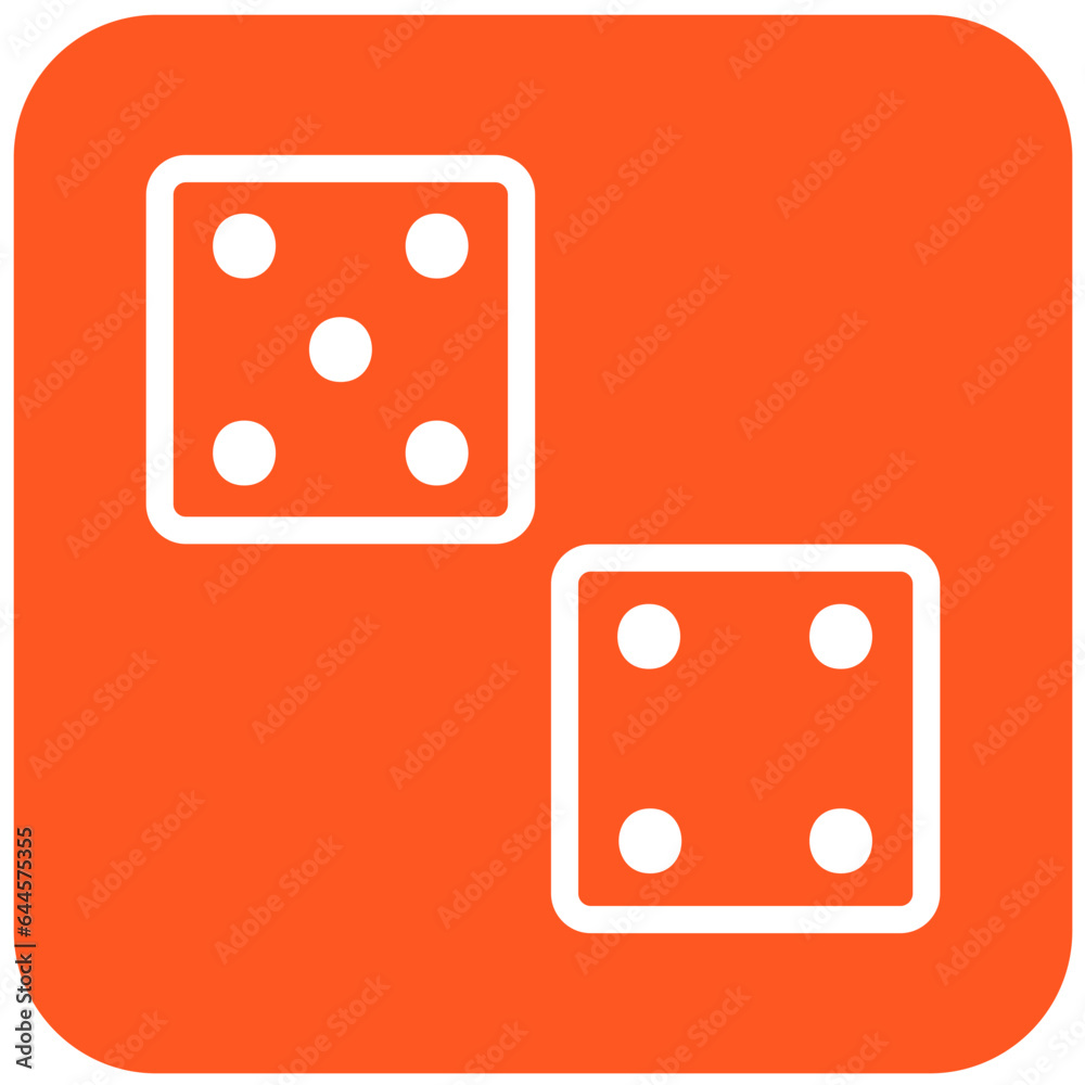 Dices Vector Icon Design Illustration Dices Vector Icon Design Illustration