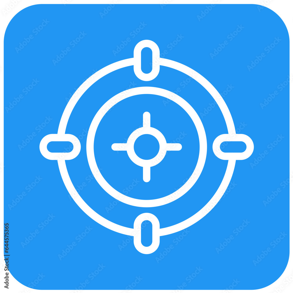 Aim Vector Icon Design Illustration Aim Vector Icon Design Illustration