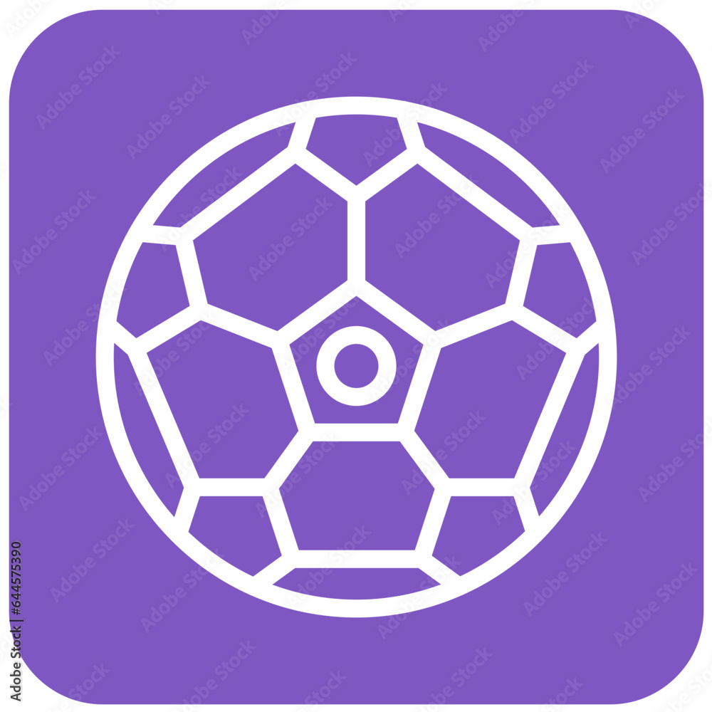 Fototapeta premium Football Vector Icon Design Illustration