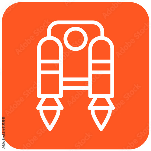 Jetpack Vector Icon Design Illustration