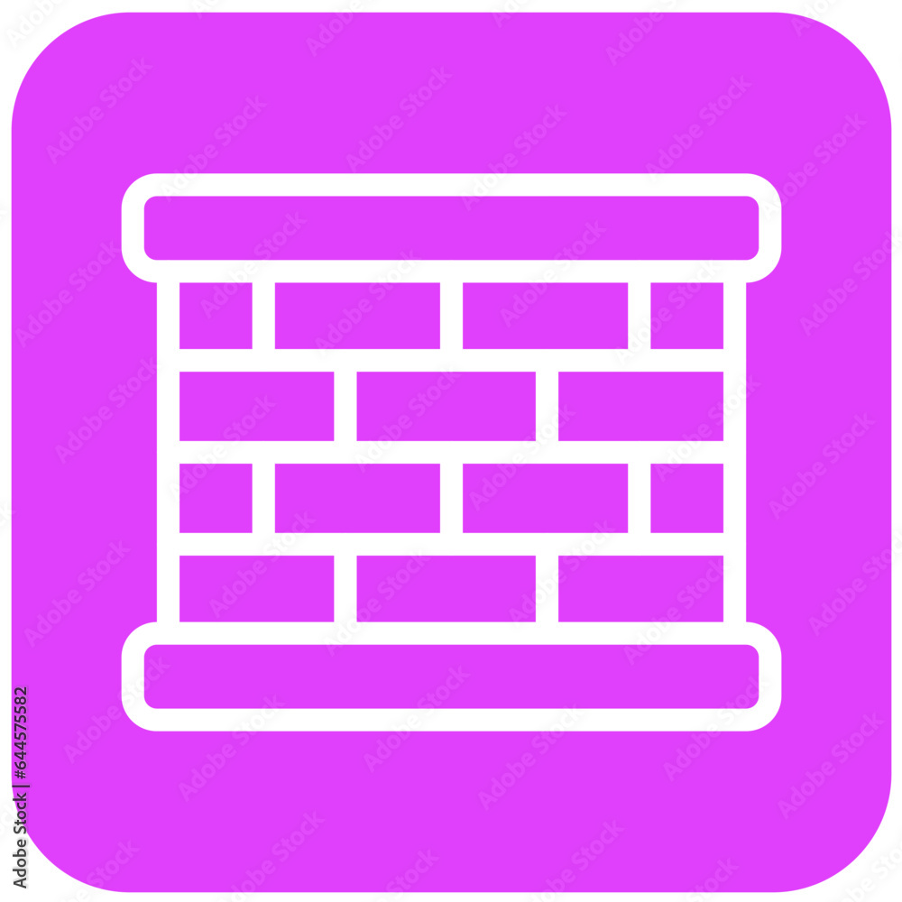 Bricks wall Vector Icon Design Illustration Bricks wall Vector Icon Design Illustration