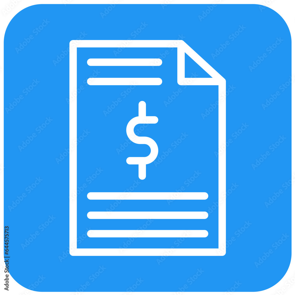 Invoice Vector Icon Design Illustration Invoice Vector Icon Design Illustration