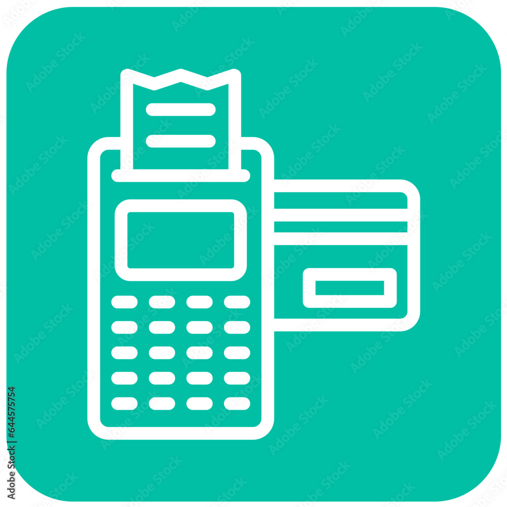 Credit machine Vector Icon Design Illustration Credit machine Vector Icon Design Illustration