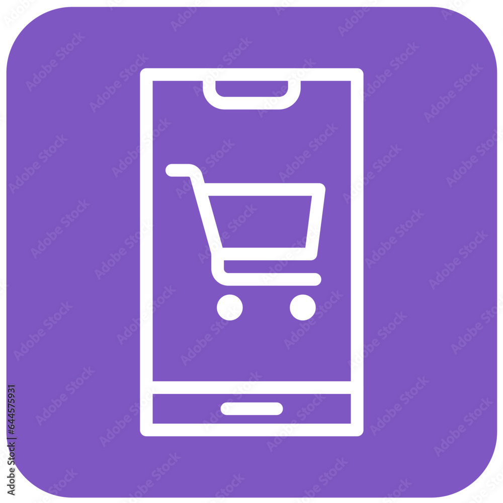 Online shopping Vector Icon Design Illustration Online shopping Vector Icon Design Illustration