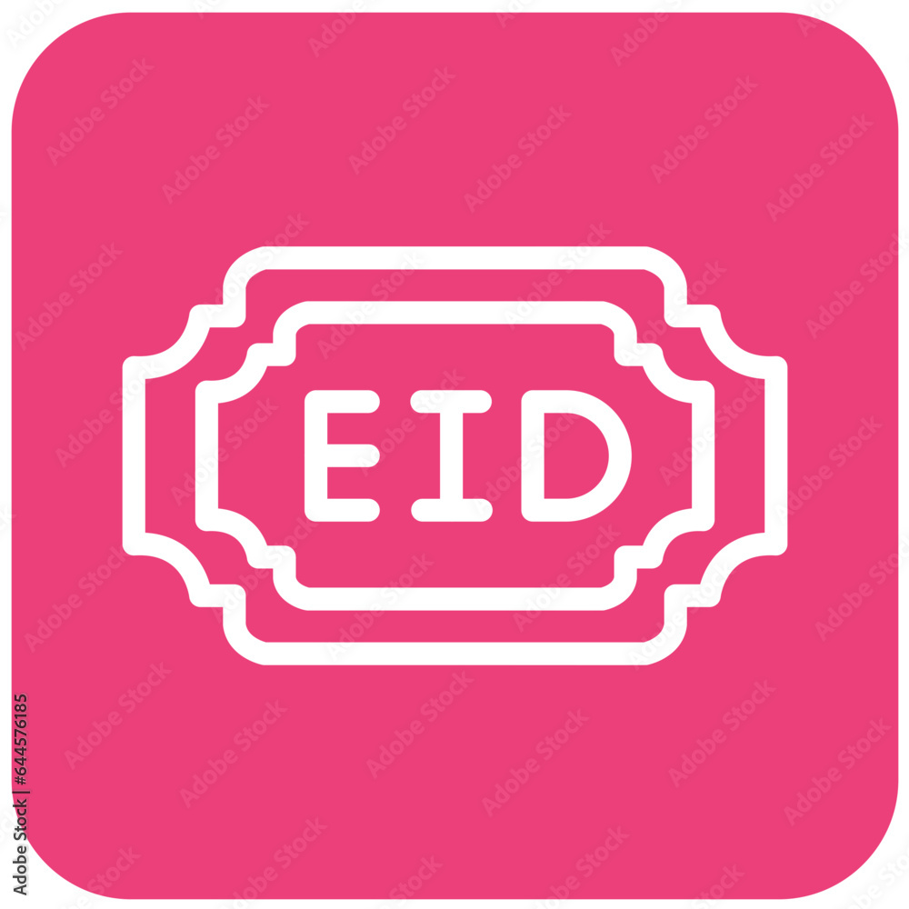 Eid Vector Icon Design Illustration