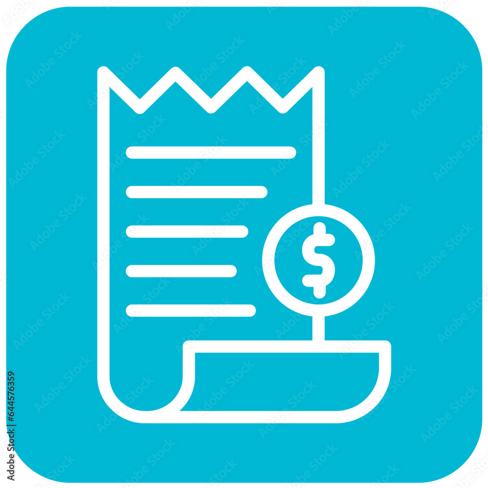 Receipt Vector Icon Design Illustration Receipt Vector Icon Design Illustration