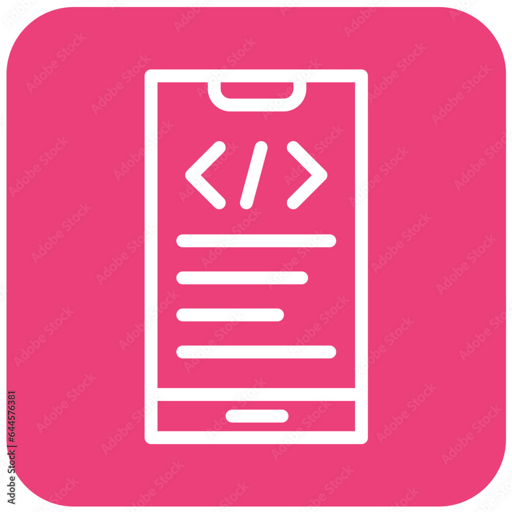 App development Vector Icon Design Illustration App development Vector Icon Design Illustration