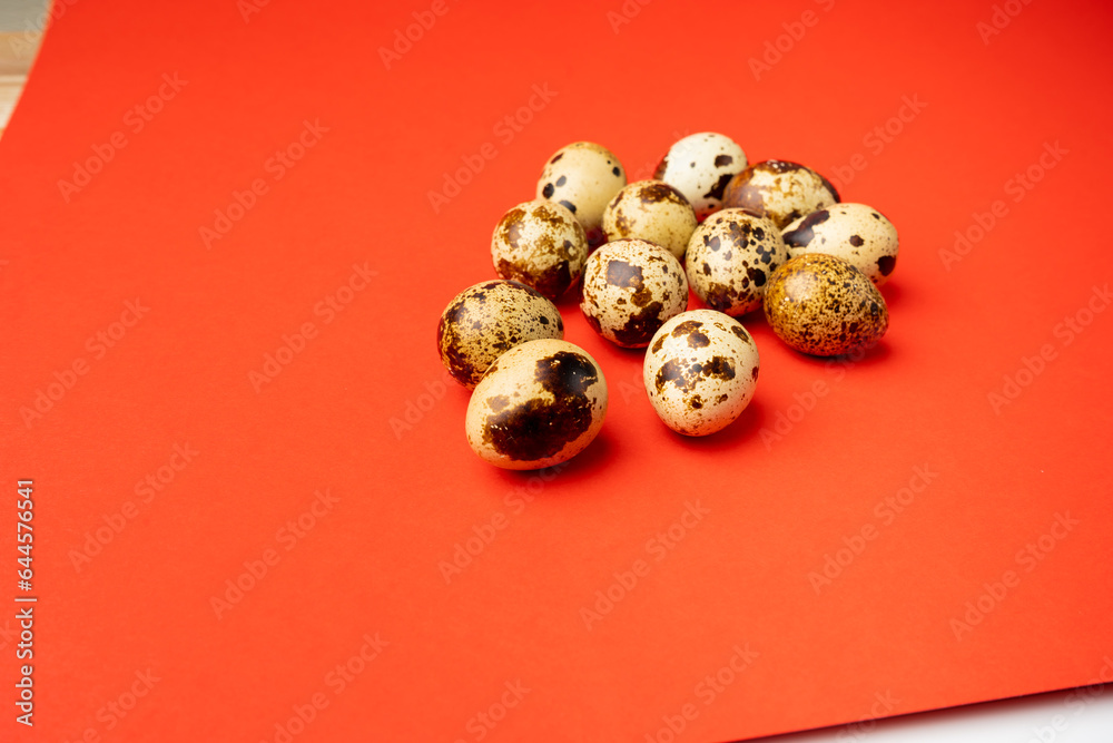 Quail Eggs, Diet Egg, Healthy Breakfast, Natural Organic Nutrition, Salad Ingredient Spotted Quail Egg