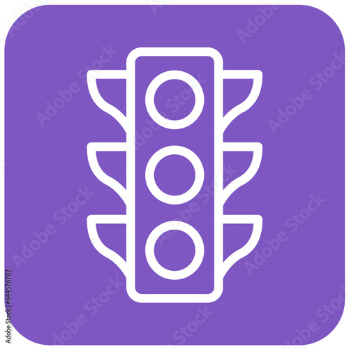 Traffic light Vector Icon Design Illustration