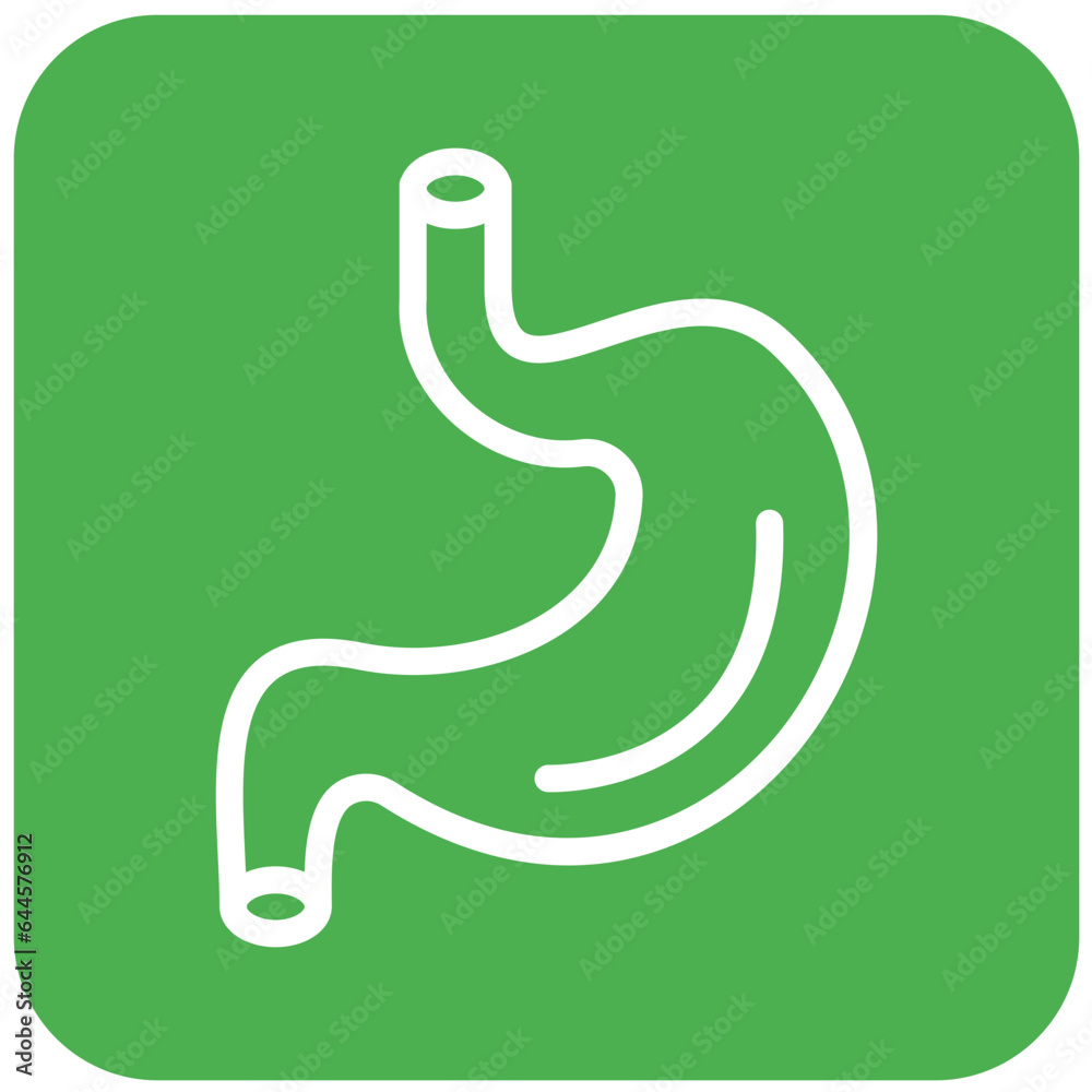 Obraz premium Stomach Vector Icon Design Illustration