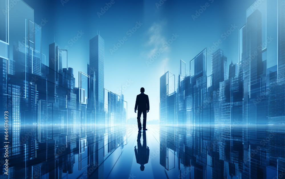 Abstract background dark blue with modern corporate concept Abstract background dark blue with modern corporate concept
