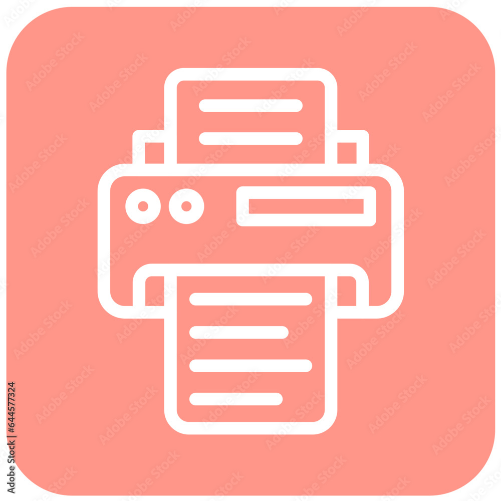 Printer Vector Icon Design Illustration Printer Vector Icon Design Illustration