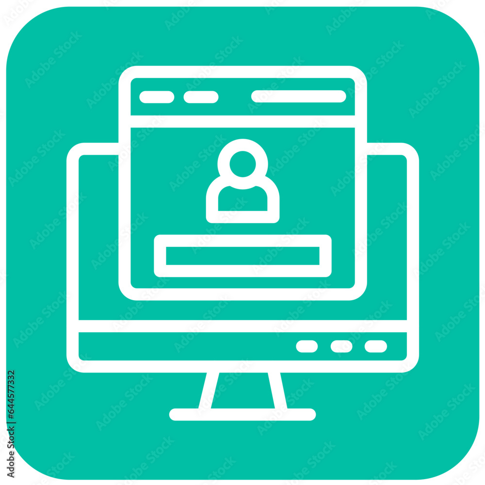 Web login Vector Icon Design Illustration Web login Vector Icon Design Illustration