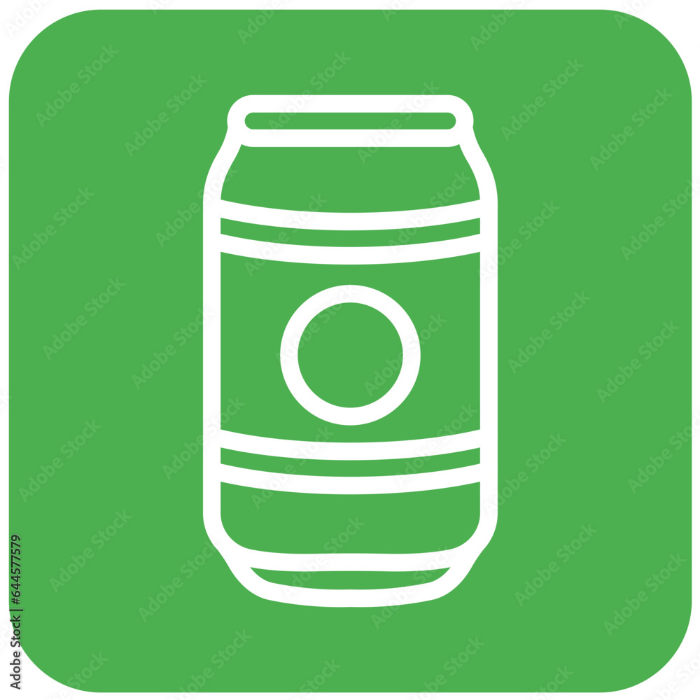 Fototapeta premium Can Vector Icon Design Illustration