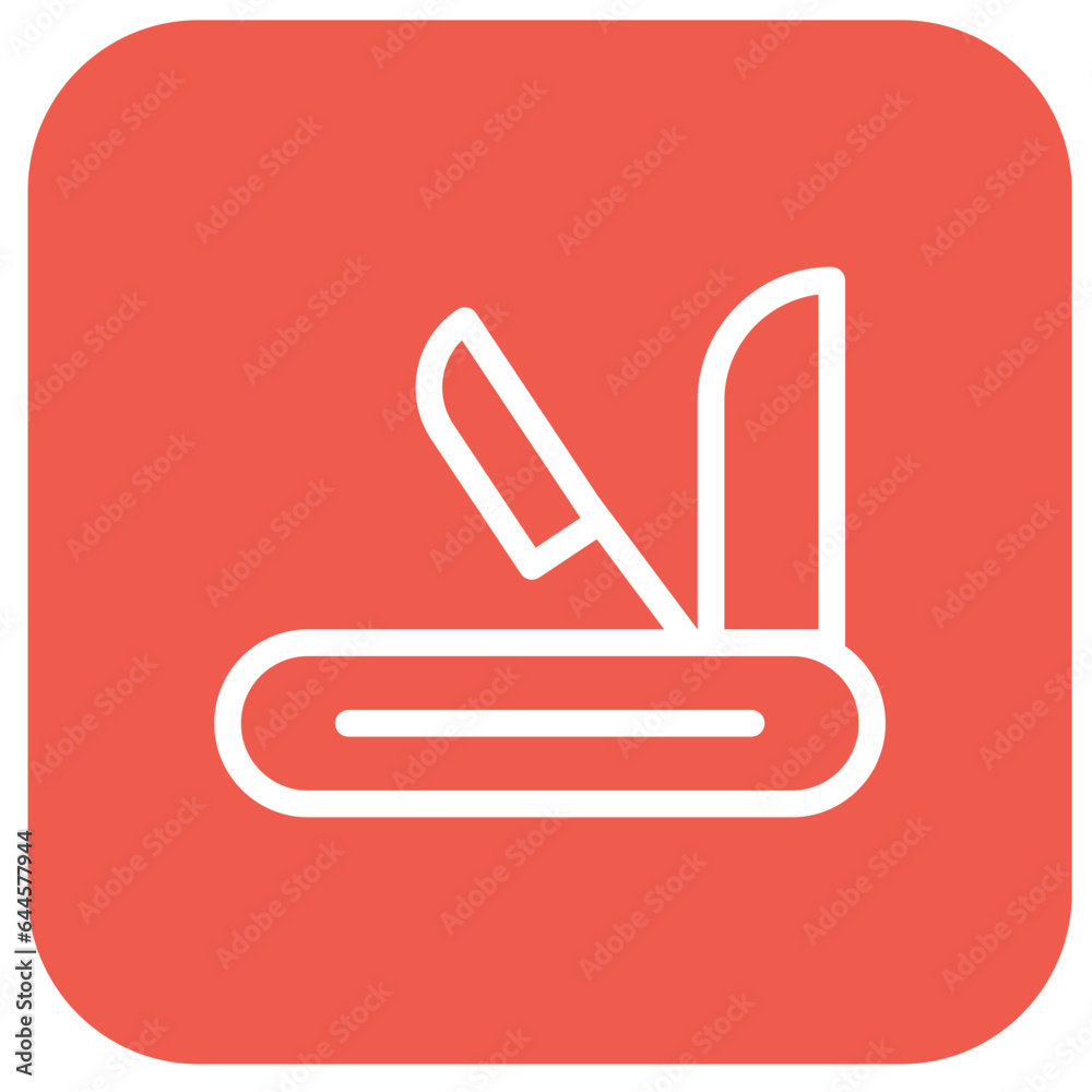 Swiss army knife Vector Icon Design Illustration Swiss army knife Vector Icon Design Illustration