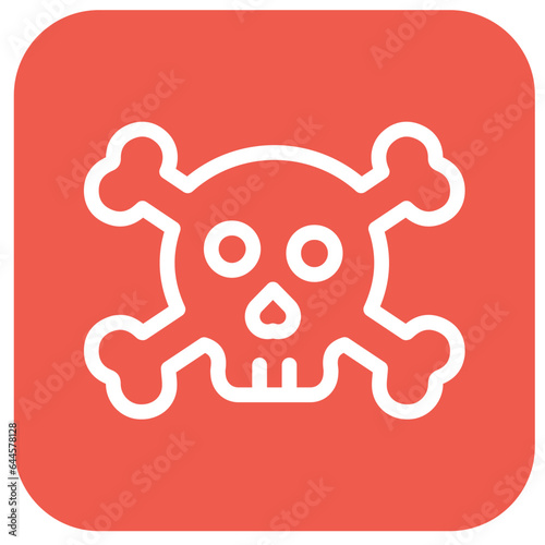 Skull Vector Icon Design Illustration