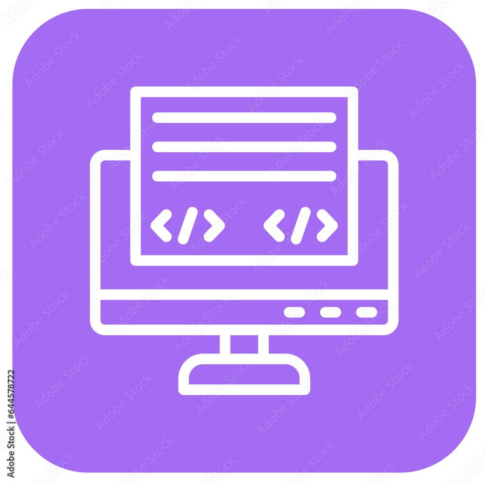 Front End Vector Icon Design Illustration Front End Vector Icon Design Illustration