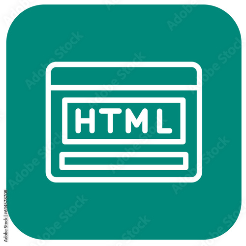 Html Vector Icon Design Illustration