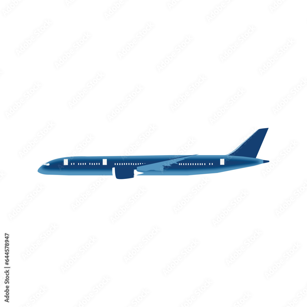 airplane vector on white background airplane vector on white background