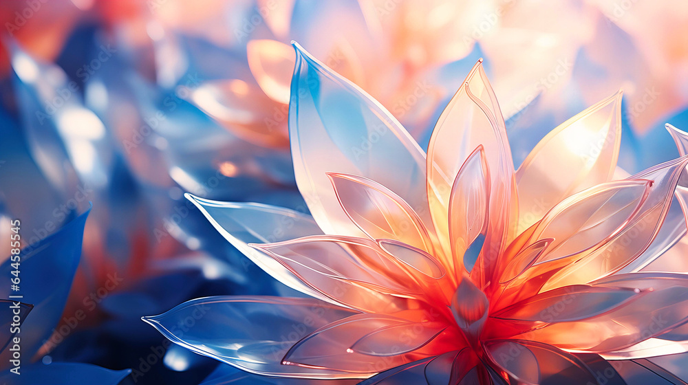 Petals frozen in winter ethereal light Petals frozen in winter ethereal light