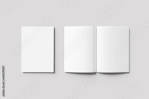 A4 Magazine Blank Mockup