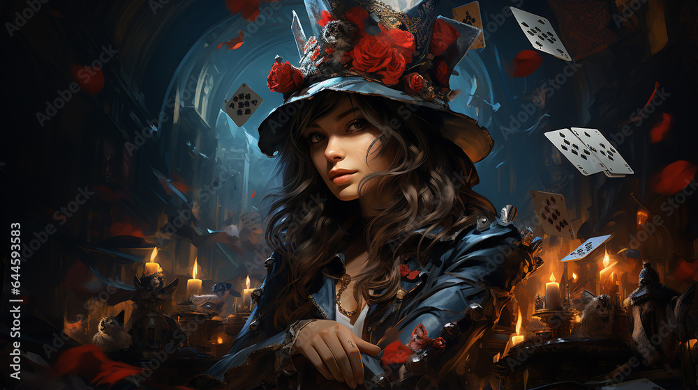 fantasy art of a scary fantasy art of a scary