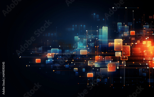 Wallpaper Mural Abstract technology background Business & development direction Torontodigital.ca