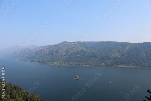 Rock in Columbia River