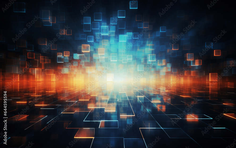 Obraz premium Abstract technology background Business & development direction