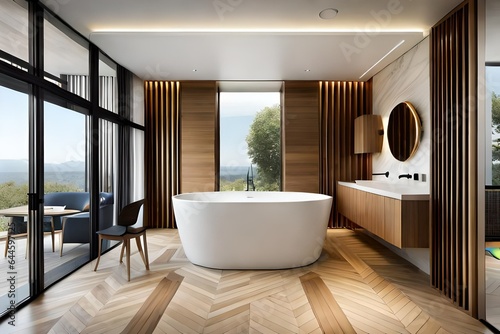 modern bathroom interior