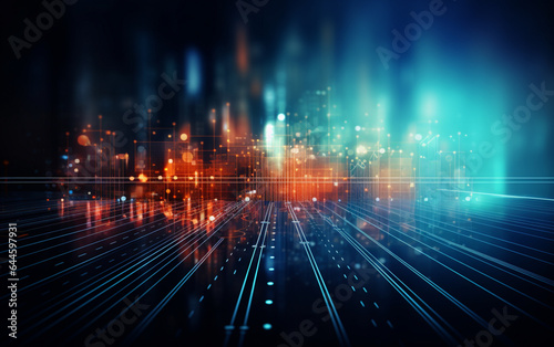 Abstract technology background Business & development direction