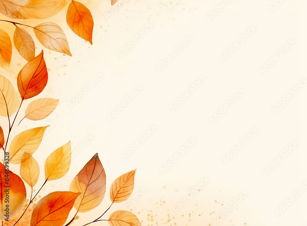 Changing Leaves, Timeless Designs: Fall Watercolor Backgrounds