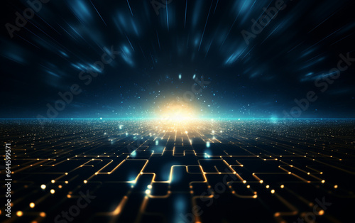 Abstract technology background Business & development direction