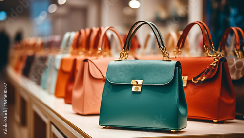Shop style elegance female store stylish sale fashionable luxury bag leather accessory photo