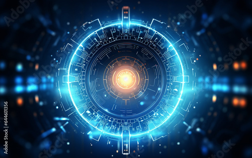 abstract technology Background, abstract technology particle