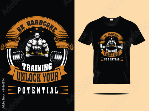 fitness-gym t-shirt design