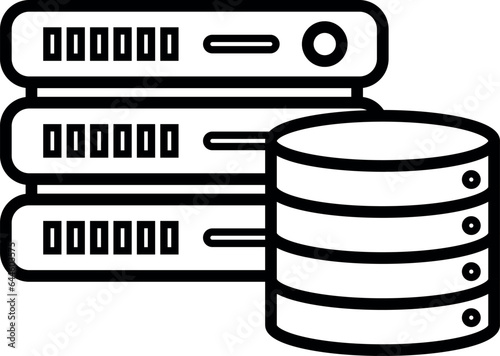 Technology. Tech icon. Database. Server.