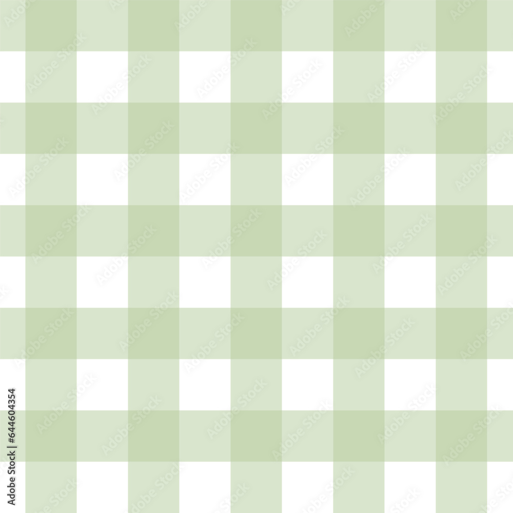 Gingham seamless pattern with green and white color, checkerboard background, square, tablecloth, Vector illustration. Gingham seamless pattern with green and white color, checkerboard background, square, tablecloth, Vector illustration.